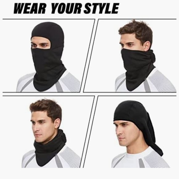 SAITAG Balaclava Ski Mask Warm Face Mask for Cold Weather Winter - Picture 4 of 9